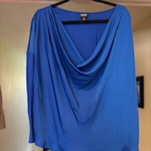 I.N.C. International Concepts Women's Top Blue XL - NWT